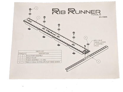 RIB RUNNER® METAL ROOFING AND SIDING TOOL